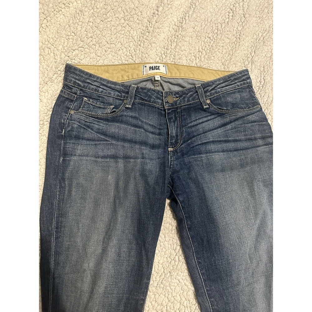 PAIGE Jimmy Jimmy‎ Skinny Jeans Womens 29 Dark Wash Mid Rise Stretch 31x34